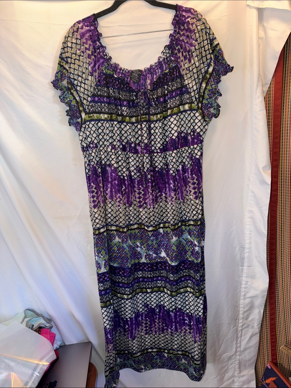 Faded Glory, Maxi Dress, SZ 3X (22W-24W), (T15-390)